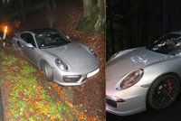 Dva frajeři (29 a 30) se rozhodli provětrat svá porsche a srazili se: Škoda za pět milionů!