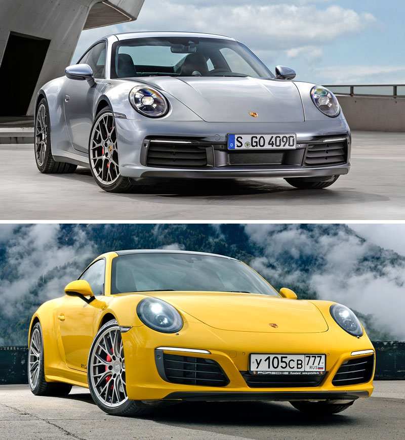 Porsche 911 (992) vs Porsche 911 (991)