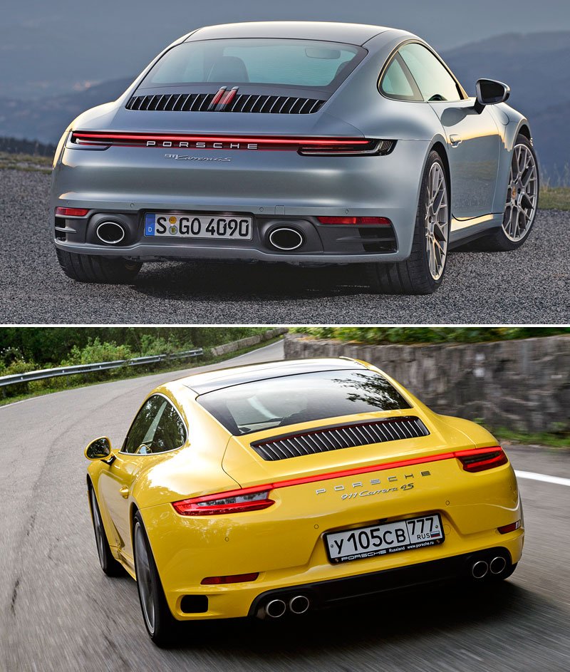 Porsche 911 (992) vs Porsche 911 (991)