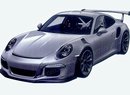 Porsche 911 GT3 RS: Nová generace na patentových snímcích