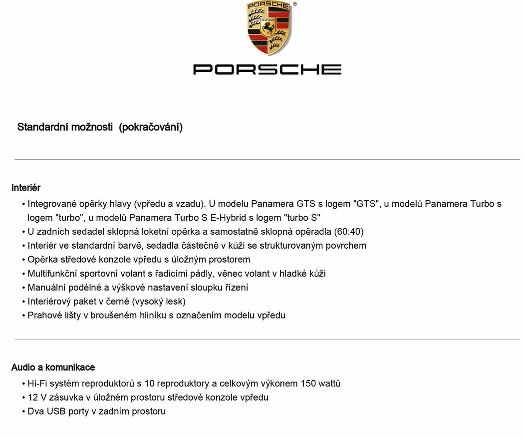 Porsche Panamera 4 E-hybrid Sport Turismo