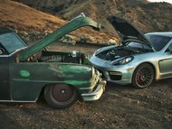 Porsche Panamera vs. Derelict Chrysler Town