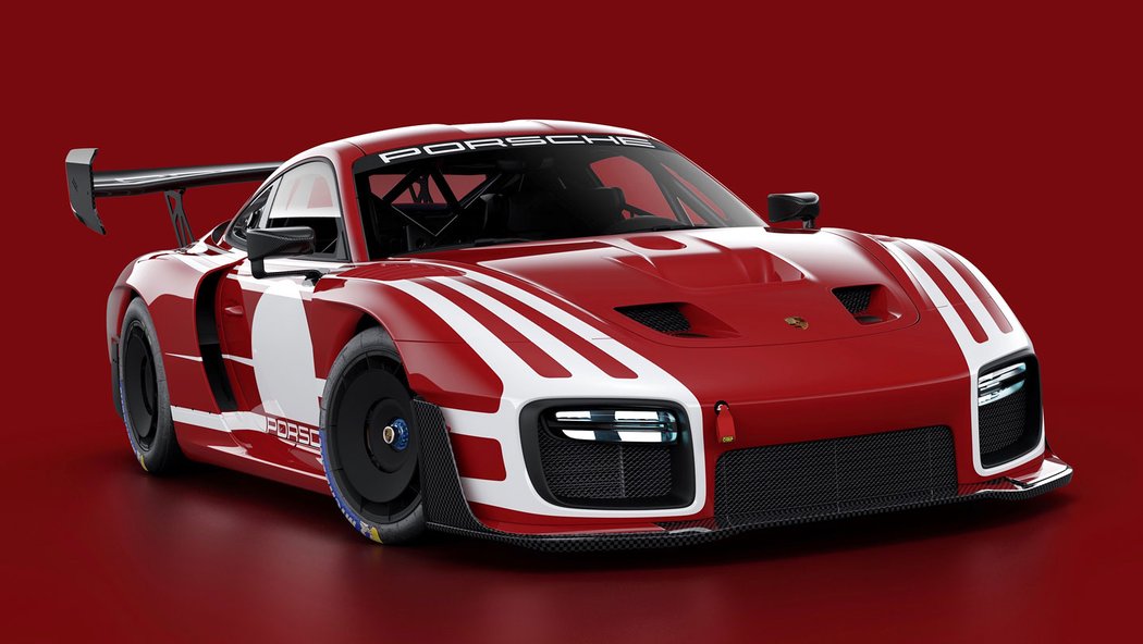 Porsche 935 Salzburg. Tyto barvy připomínají livrej Porsche Salzburg.