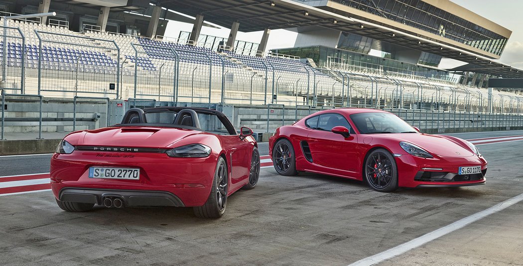 Porsche 718 Boxster GTS a 718 Cayman GTS