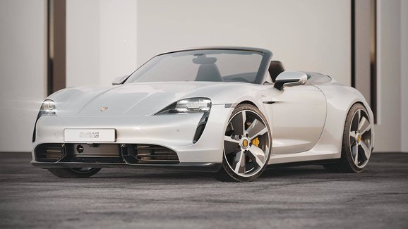 Instagramový designér ukazuje, jak by mohlo vypadat Porsche Taycan Cabriolet