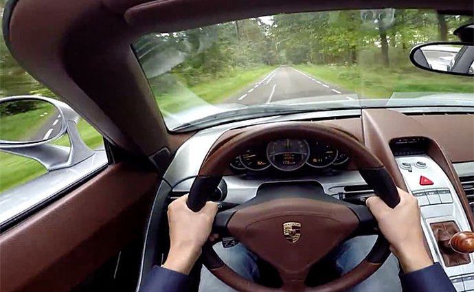 Video: Vychutnejte si jízdu v Porsche Carrera GT z vlastního pohledu