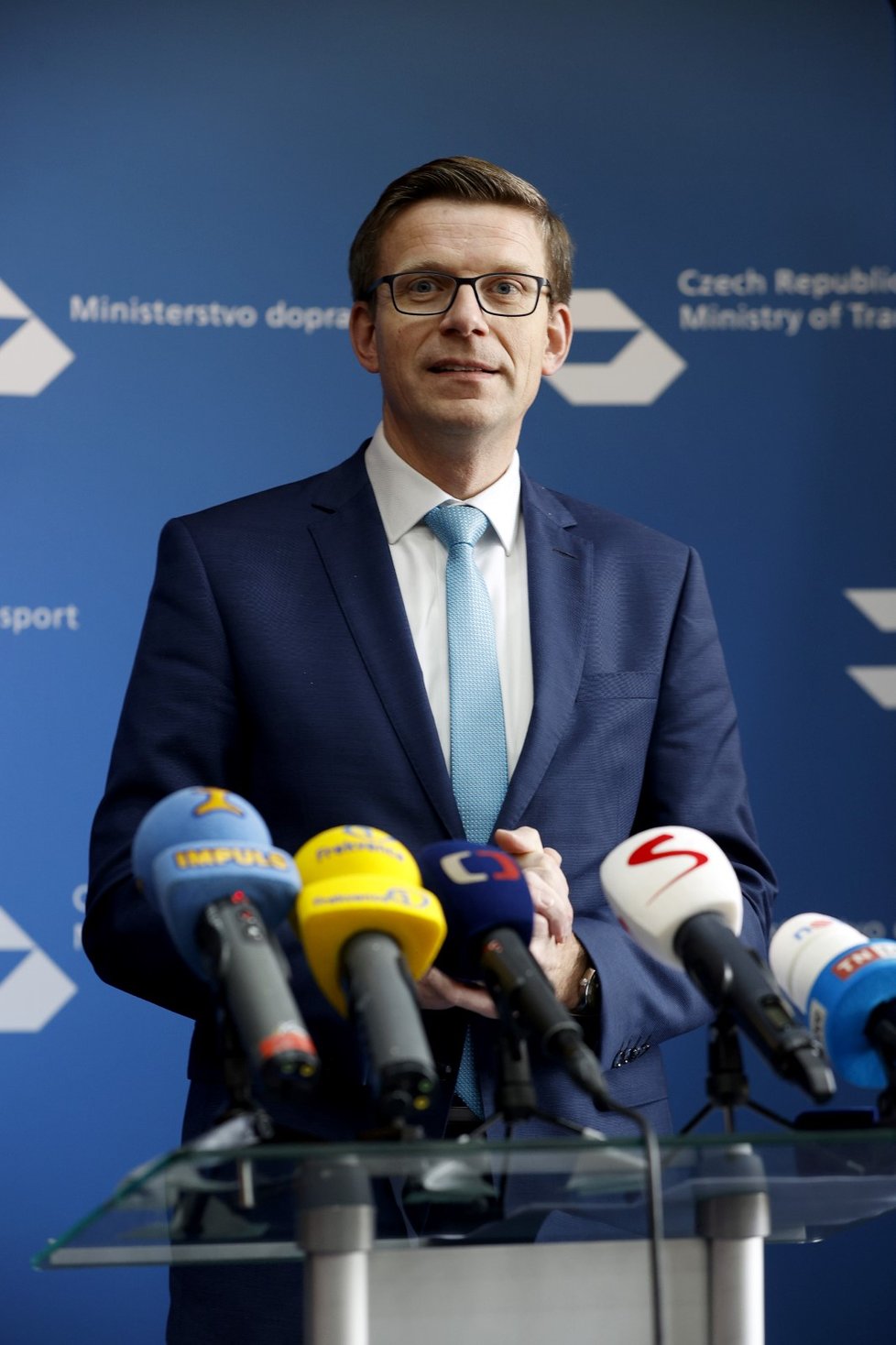 Ministr dopravy Martin Kupka (ODS) představil Portál dopravy.
