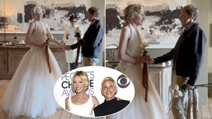 Slavná moderátorka Ellen měla druhou svatbu: Manželka jí připravila obřad jako překvapení!