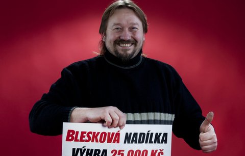 Blesková nadílka: Za jednu sms vyhrál 25 000!