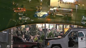 V obchodním centru v americkém Portlandu zabil šílený střelec dva lidi.