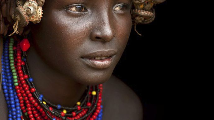 Kmen Dassanech z etiopského Omo Valley