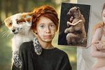 Ruská fotografka Anastasiya Dobrovolskaya tvoří originální portréty se zvířaty.