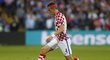 Záložník Chorvatska Ivan Perišič se na osmifinále EURO vybavil speciálním účesem