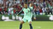 Hvězda Portugalska Cristiano Ronaldo v akci