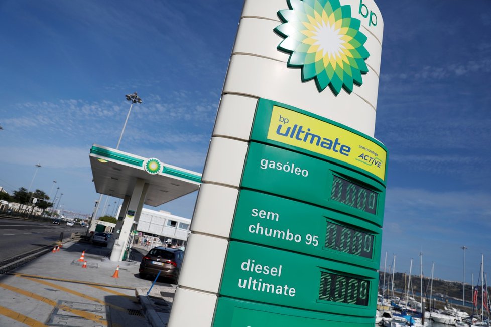 Benzínová pumpa v Portugalsku (ilustrační foto)