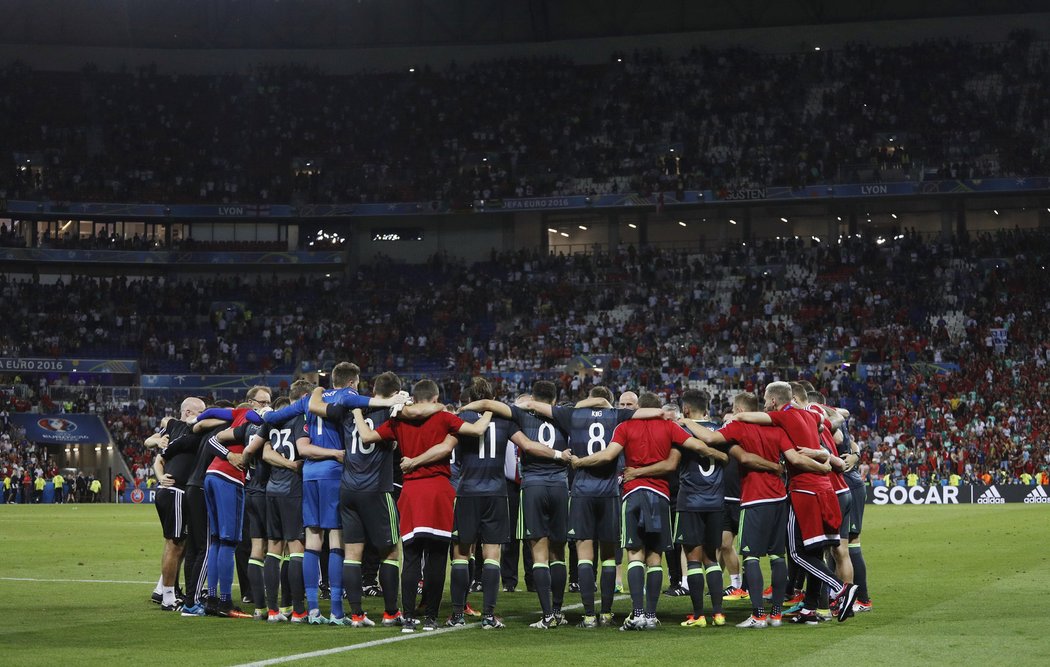 Fotbalisté Walesu po vyřazení v semifinále EURO