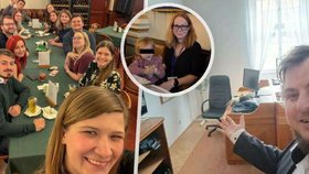 Jak se zabydlují noví mladí poslanci: Ukázali kancly, vyrazili i na snídani do kantýny. A poslankyně vzala na plénum dítě