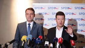 Tomio Okamura (SPD) se diví, že ANO chce podporu Sobotky, Chovance či Zaorálka.