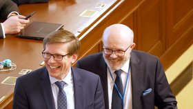Jednání Sněmovny: Martin Kupka (ODS) a Vlastimil Válek (TOP 09) (10.4.2024)