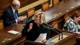 Jednání Poslanecké sněmovny o korespondenční volbě: Alena Schillerová (ANO). (17.1.2023)