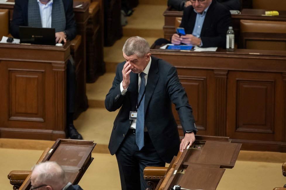Jednání Poslanecké sněmovny o korespondenční volbě: Andrej Babiš (ANO). (17. 1. 2023)
