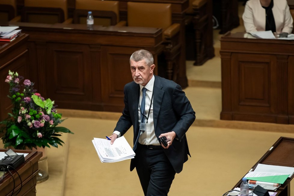 Jednání Poslanecké sněmovny o korespondenční volbě: Andrej Babiš (ANO). (17.1.2023)