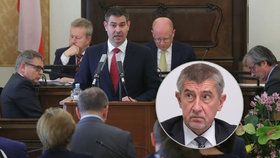 Ministr průmyslu a obchodu Jiří Havlíček (ČSSD) na mimořádném jednání Sněmovny o lithiu zaútočil na Andreje Babiše (ANO).