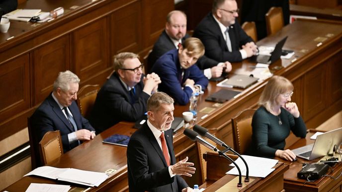 Jednání o hlasování o nedůvěře vládě Andreje Babiše. Jednání o hlasování o nedůvěře vládě Andreje Babiše.