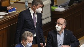 Jednání Poslanecké sněmovny o prodloužení nouzového stavu (21. 1. 2020)