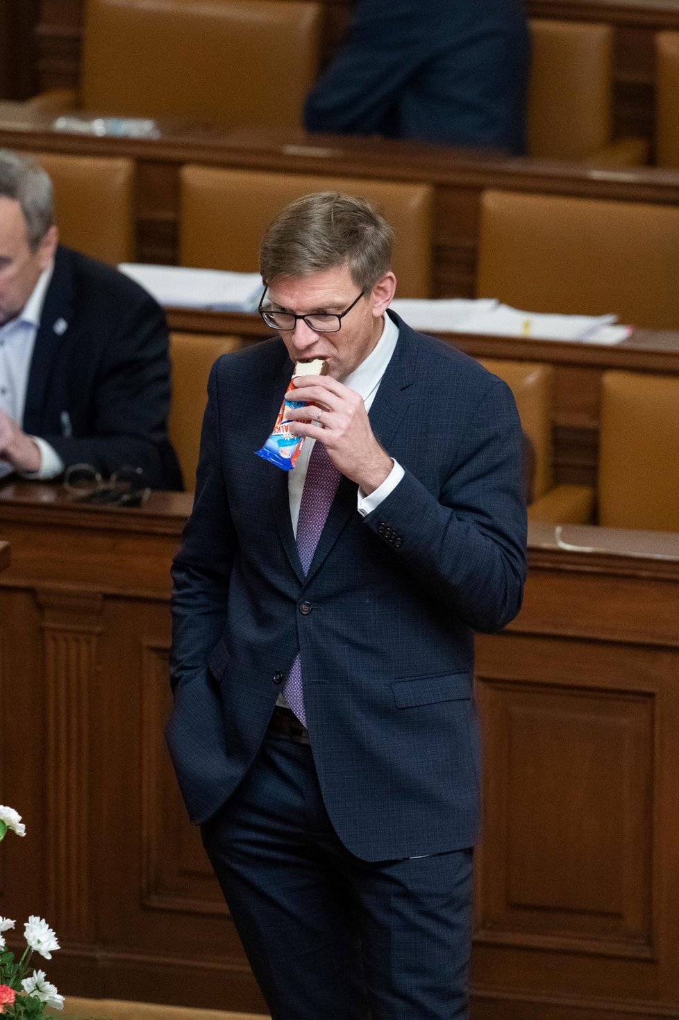 Poslanecká sněmovna projednává vyslovení nedůvěry vládě 18. ledna 2023: Martin Kupka (ODS), ministr dopravy.