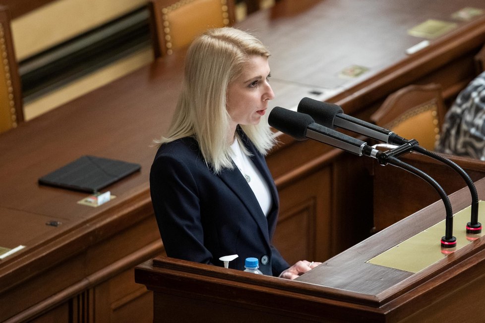 Poslanecká sněmovna projednává vyslovení nedůvěry vládě 18. ledna 2023: Lucie Šafránková (SPD)
