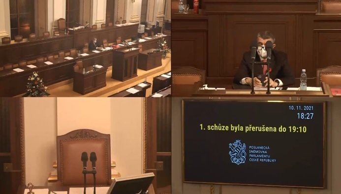 Ustavující schůze Sněmovny: Andrej Babiš (ANO; 10. 11. 2021)