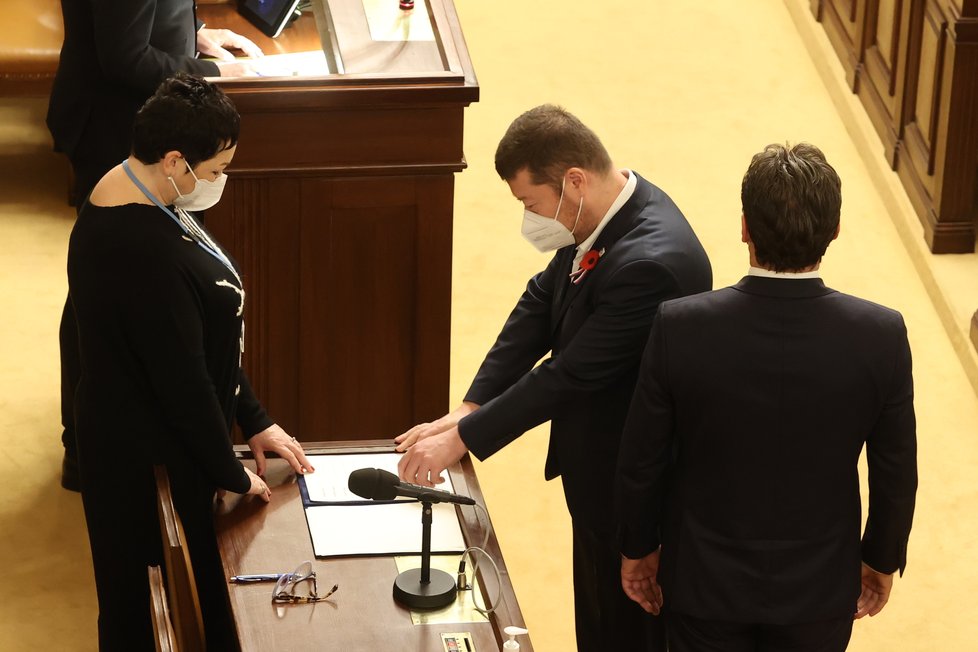 Ustavující schůze Sněmovny: Tomio Okamura (SPD) (8. 11. 2021)