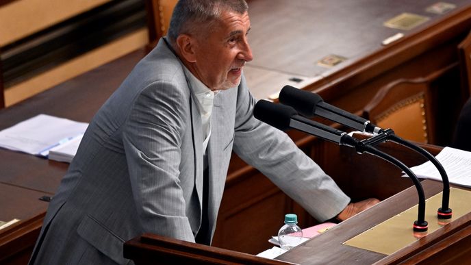 Projednávání vládního úsporného balíčku v Poslanecké sněmovně: Andrej Babiš. (11.7.2023)