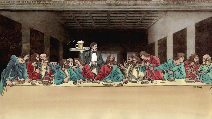 Už víme, jak by dnes vypadala Kristova Poslední večeře