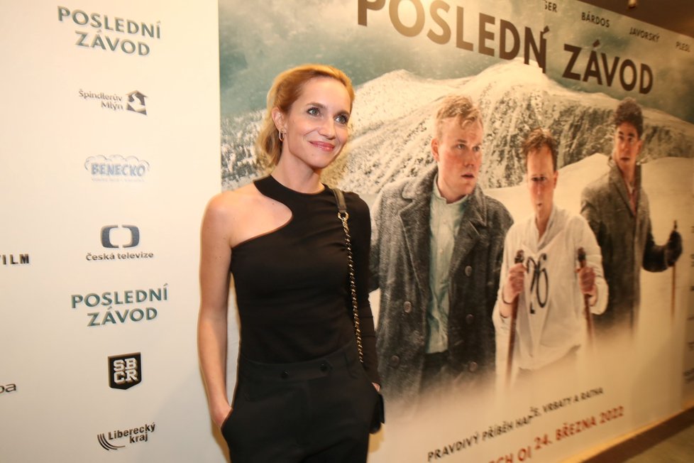 Premiéra filmu Poslední závod: Hana Vagnerová