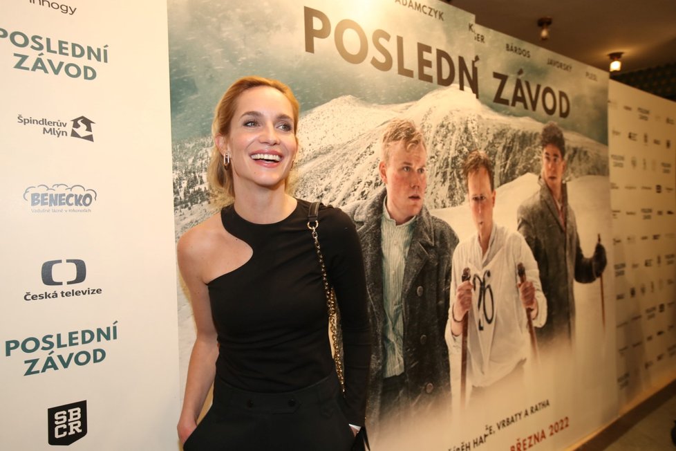 Premiéra filmu Poslední závod: Hana Vagnerová