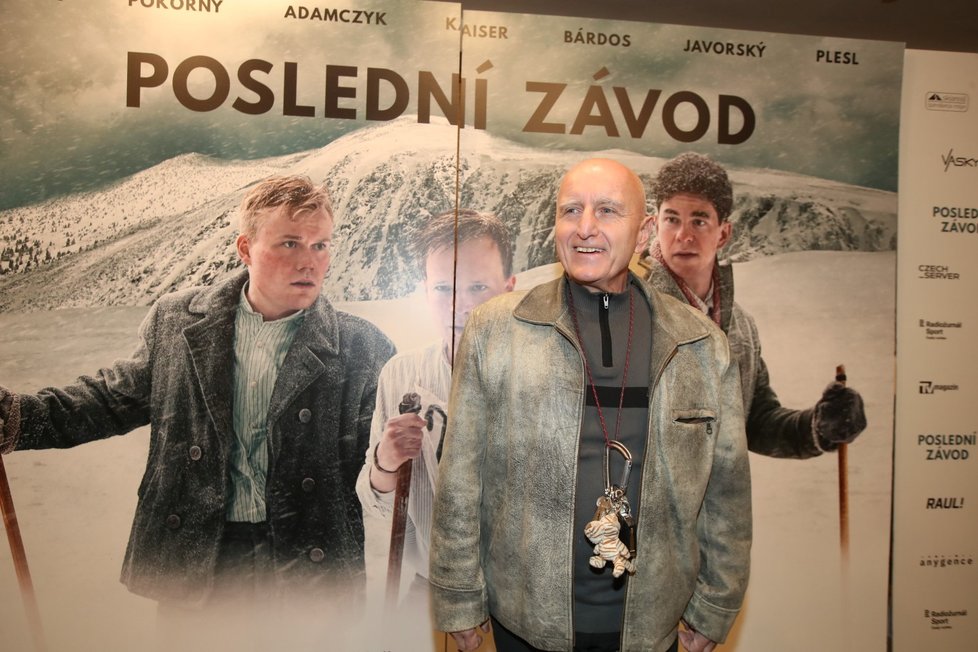 Premiéra filmu Poslední závod: Standa Berkovec