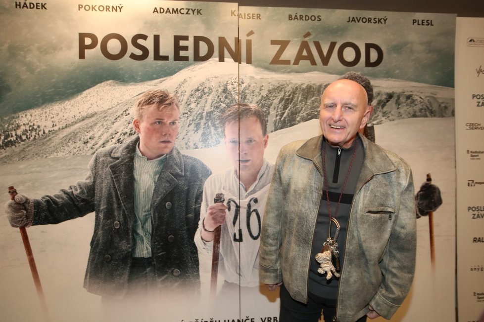 Premiéra filmu Poslední závod: Standa Berkovec