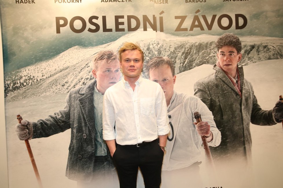 Premiéra filmu Poslední závod: Vladimír Pokorný