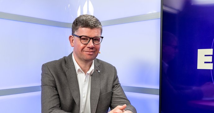 Šéf TOP 09 a lídr eurokandidátky Jiří Pospíšil (9. 5. 2019)