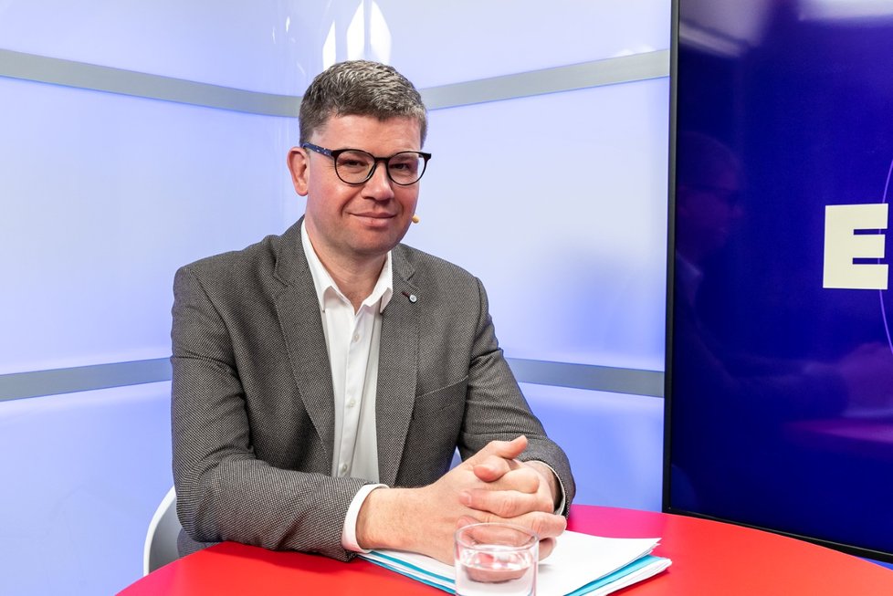 Šéf TOP 09 a lídr eurokandidátky Jiří Pospíšil (9. 5. 2019)