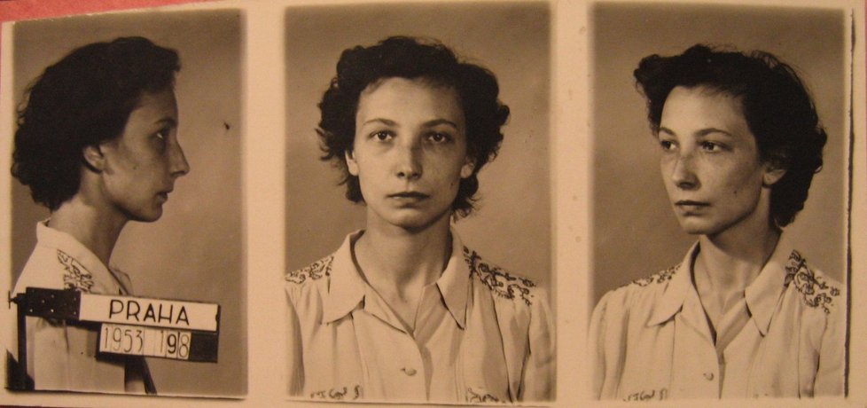 Miluška Havlůjová a foto z vězení 1953