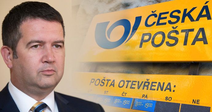 Ministr vnitra Jan Hamáček (ČSSD) chce, aby Česká pošta ze státního rozpočtu místo současných 500 milionů korun mohla dostávat až trojnásobek.