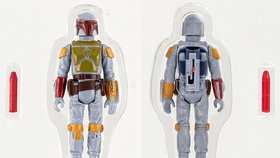 Figurínka postavy Boba Fett s rakety vystřelujícím batůžkem