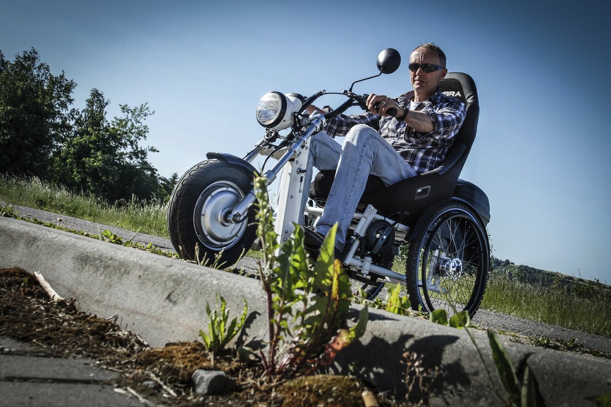 Tahle tříkolka s názvem Rid-e by Tomášovi otevřela další možnosti práce i běžného života.