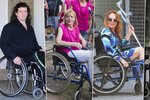 Celebrity, které kvůli zranění, nehodě či amputaci, skončily na vozíku.