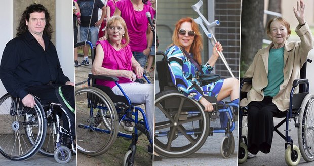 Celebrity, které kvůli zranění, nehodě či amputaci, skončily na vozíku.