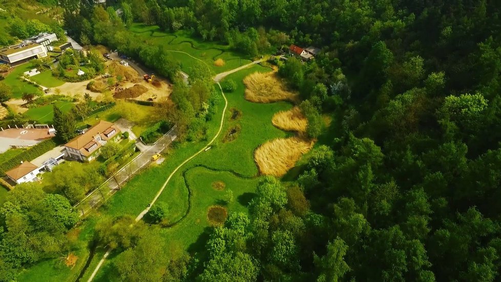 Šáreckému potoku musejí lesníci pomáhat, aby zcela nevyschl.