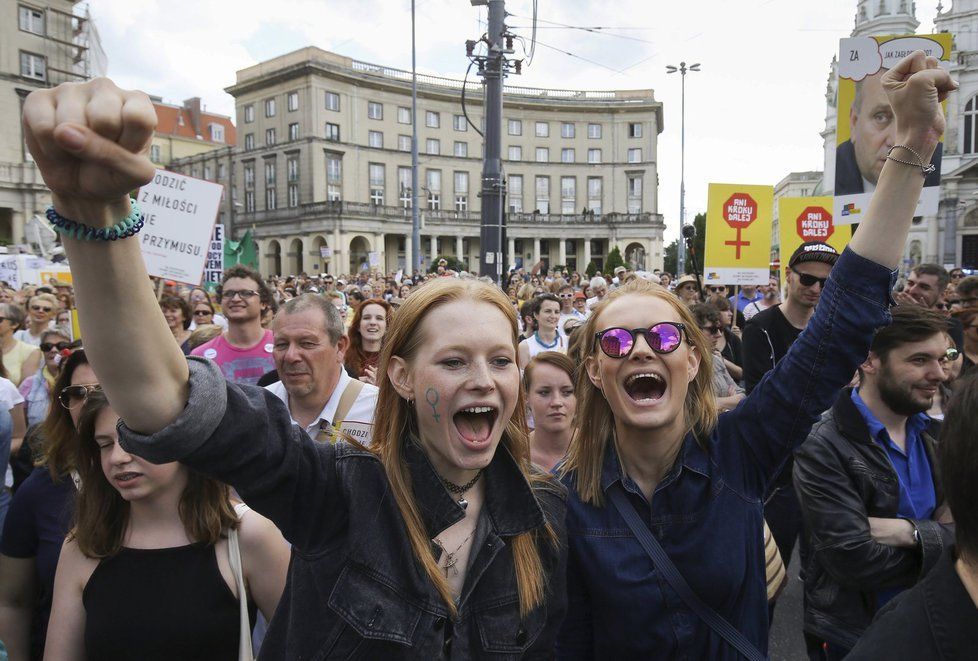 V Polsku se proti zpřísňování potratového zákona demonstruje často. (archivní foto)